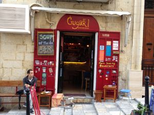 Storefront at Gugar in Valletta