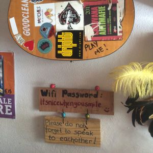 it's nice when you smile.  at Gugar in Valletta