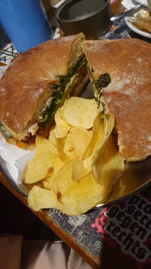 Vegan ftira at Gugar in Valletta
