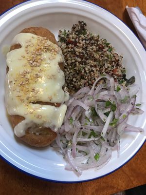 Papa rellena at Siembra in Lima