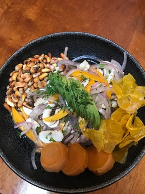 Ceviche at Siembra in Lima