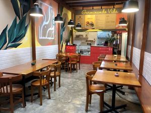 Dining area  at Siembra in Lima