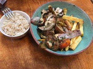 Portobello saltado at Siembra in Lima