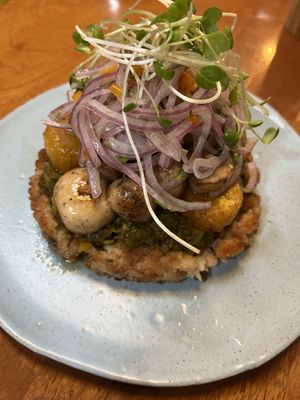 Tacu tacu (vegano)  at Siembra in Lima