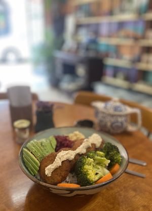 Falafel bowl  at Siembra in Lima