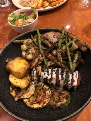 Grilled veggies at Siembra in Lima