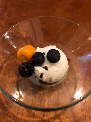 Vegan ice cream  at Siembra in Lima