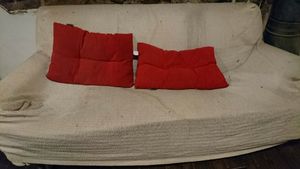 The dirty couch at Burger Mel - Benavides in Tenerife