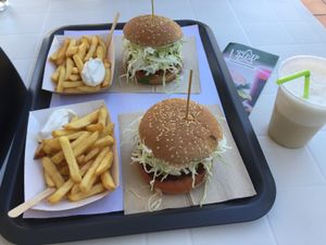 Burger and fries  at Burger Mel - Benavides in Tenerife
