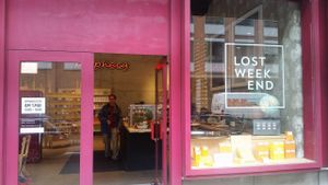 entrance at Lost Weekend in Munich