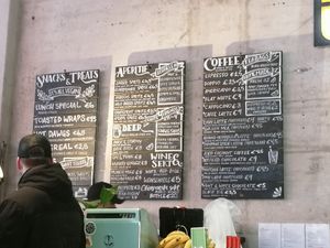 Menu at Lost Weekend in Munich