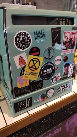 does this cash register even work? at Lost Weekend in Munich