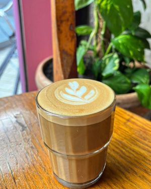 Flat White at Lost Weekend in Munich