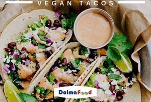 Vegan tacos at Dolma Foods in Moncton