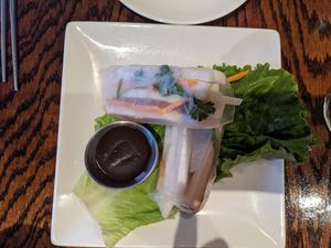 Summer rolls, delicious at LuAnne's Wild Ginger in New York City