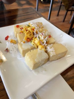 Fired coconut tofu   at LuAnne's Wild Ginger in New York City