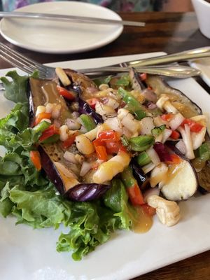 Miso eggplant   at LuAnne's Wild Ginger in New York City