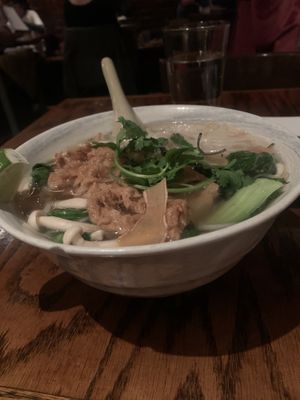 Pho - huge bowl!  at LuAnne's Wild Ginger in New York City