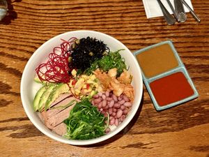 House bimibap  at LuAnne's Wild Ginger in New York City