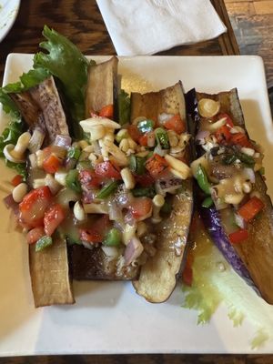 Grilled eggplant  at LuAnne's Wild Ginger in New York City