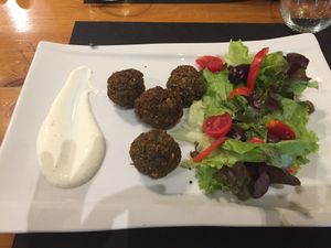 Falafel at La Barricona in Ripoll