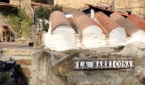 There is a lot of nice handmade decoration all around the place at La Barricona in Ripoll