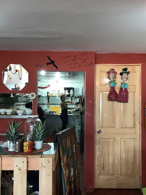 Nuestro espacio vegetariano en Guatape at Namaste Restaurant in Guatape