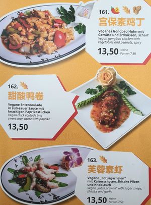 menu #Veganuary at Tianfuzius in Berlin