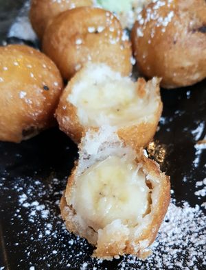 Baked Banana - inside #Veganuary at Tianfuzius in Berlin