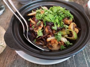 Mushroom pot at Tianfuzius in Berlin