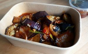 Eggplant at Tianfuzius in Berlin