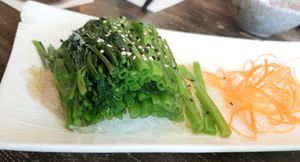 water spinach with glass noodles at Tianfuzius in Berlin