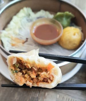 hand-made dim sum (special menu) - inside at Tianfuzius in Berlin