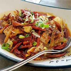 Hot tofu stew Sichuan style at Tianfuzius in Berlin