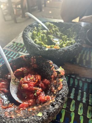 Chips and guacamole   at Margarita Grill in Puerto Vallarta