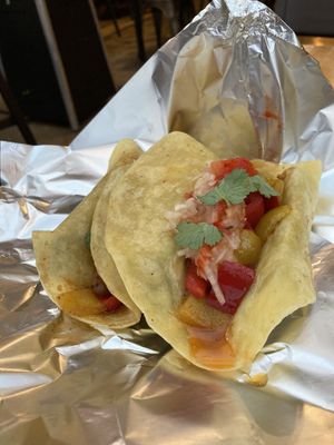 Veggie taco  at Gusto Taco 구스토 타코 in Seoul