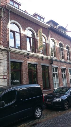Outside at Lukemieke in Leuven