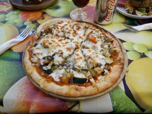 Veggie Pizza at Vegetalia - Gotico in Barcelona