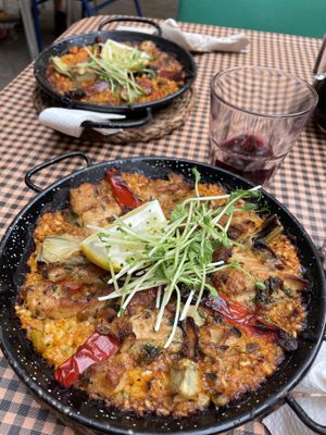 paella at Vegetalia - Gotico in Barcelona