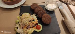 Falafel at Vegetalia - Gotico in Barcelona