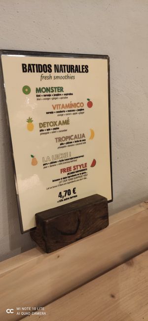 Smoothie at Vegetalia - Gotico in Barcelona