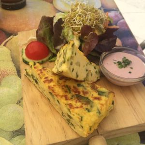 Spanish Tortilla  at Vegetalia - Gotico in Barcelona