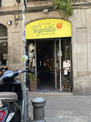 Outside  at Vegetalia - Gotico in Barcelona