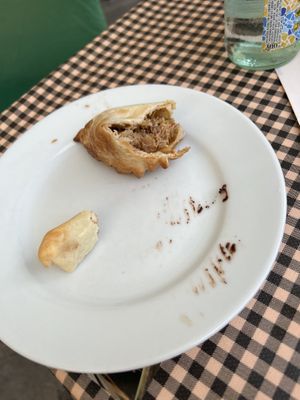 Wtf why is there chocolate on the plate its dirty!!  at Vegetalia - Gotico in Barcelona