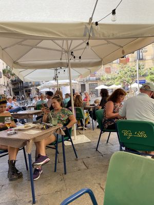Terrace  at Vegetalia - Gotico in Barcelona