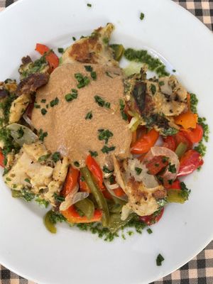 Heura grilled veggies  at Vegetalia - Gotico in Barcelona