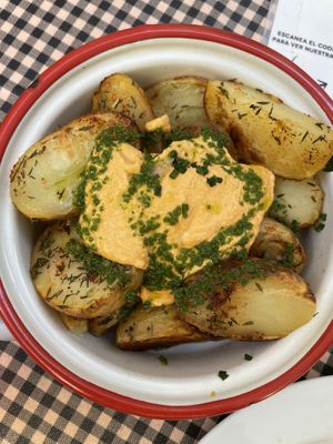 Bravas????  at Vegetalia - Gotico in Barcelona