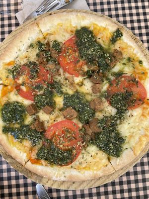 Pizza  at Vegetalia - Gotico in Barcelona