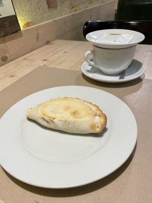 Vegan empanada  at Vegetalia - Gotico in Barcelona