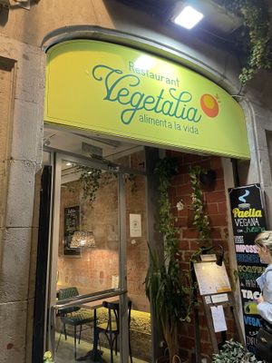 Outside  at Vegetalia - Gotico in Barcelona